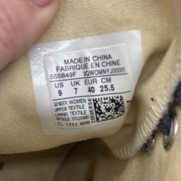 Converse Chuck Taylor All Star Lift High Sneaker Women's 9 Leopard Cheetah Print - Picture 8 of 9